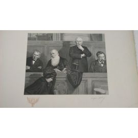 Gravure Sur Bois Les Marguilliers - Eugene Dete 1913
