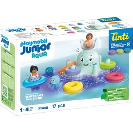 Playmobil Junior 71438 - Aqua &amp Tinti : Manège Pieuvre Géante