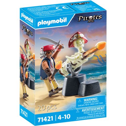 Playmobil Pirates 71421 - Canonnier Des Pirates
