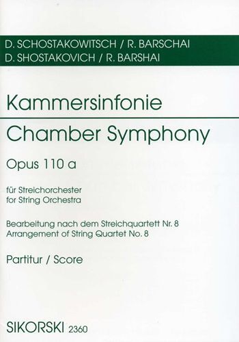 Kammersinfonie Chamber Symphony Opus 110a
