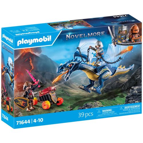 Playmobil Novelmore 71644 - Combattants Avec Dragons Et Canon