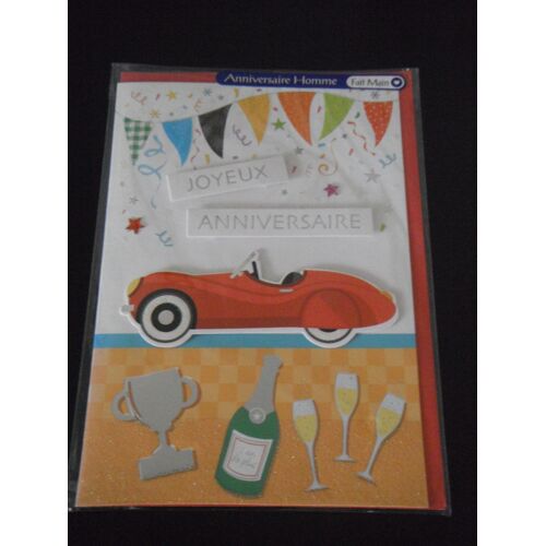 CARTE ANNIVERSAIRE HOMME