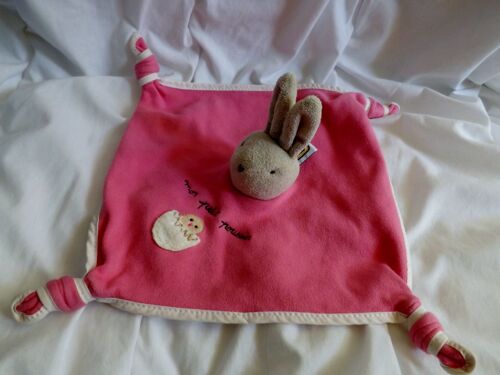 Doudou Lapin Rose By Ajena