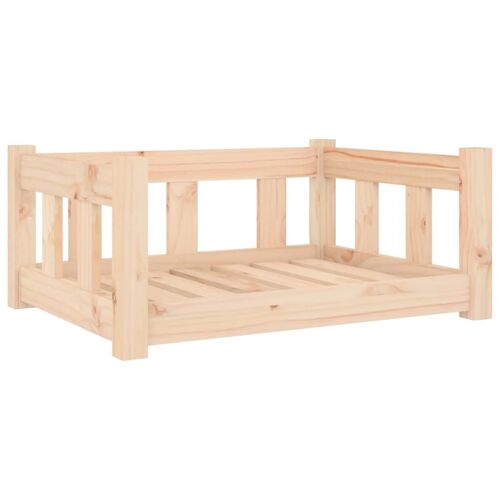 Vidaxl Lit Pour Chien 65,5x50,5x28 Cm Bois De Pin Solide