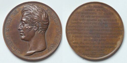 Médaille Charles X 1824