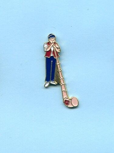 Rare Pins  Berger  Avec Longue Corne  D'appel    Fa397