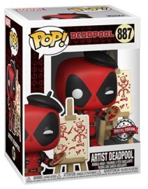 Figurine Funko Pop - Deadpool [Marvel] N°887 - Deadpool Artiste (56442)