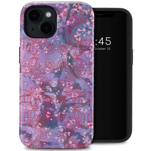 Selencia Coque Arrière Vivid Avec Magsafe Iphone 14 Fresh Paint Flower Orange