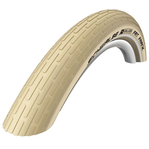 Pneu - Schwalbe - Fat Frank K-Guard - 28 Pouces X 2,00 - Crème Réfléchissante