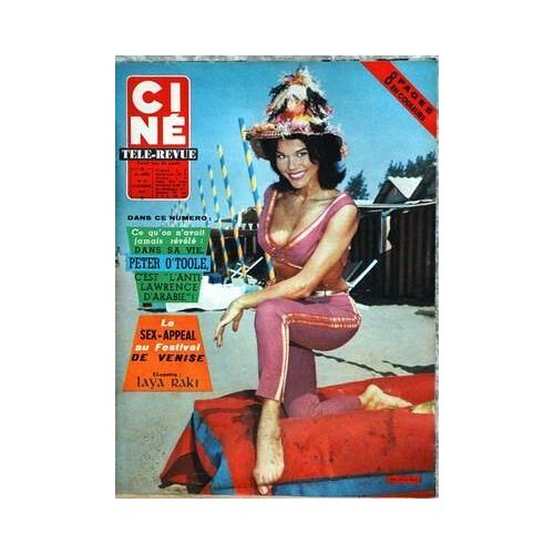 Cine Tele Revue N° 38 Du 14/09/1963 - Peter O'toole - Festival De Venise - Laya Raki - Giselle Boyer.