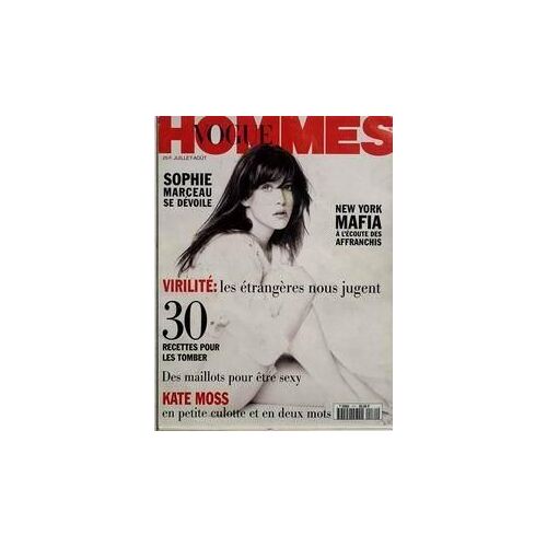 Vogue Hommes N° 171 Du 01/07/1994 - Sophie Marceau  -  New York  -   Mafia A L'ecoute Des Affranchis  -  Virilite  -   Les Etrangeres Nous Jugent  -  30 Recettes Pour Les Tomber  -  Des Maillots Pour Etre Sexy  -  Kate Moss En Culotte.
