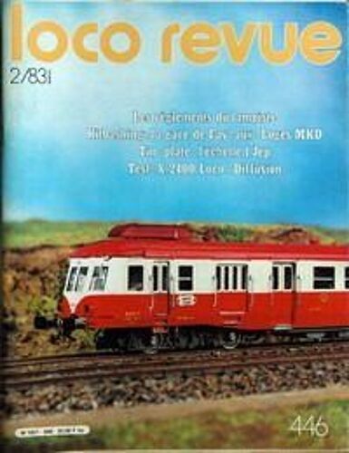 Loco Revue N° 446 Du 01/02/1983 - Les Reglements Du Lampiste - Kitbashing  -   La Gare De Fay-Aux--Loges Mkd - Tin  -   Plate  -   L'echelle 1 Jep - X.2400 Loco- Diffusion.