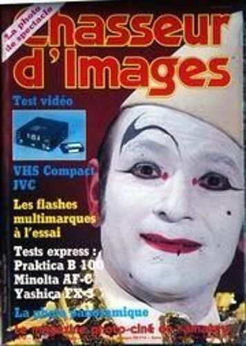 Chasseur D'images N° 49 Du 01/02/1983 - La Photo De Spectacle - Vhs Compact  - Jvc - Les Flashes Multimarques - Praktica B 100 - Minolta Af-C - Yashica Fx-3 - La Photo Panoramique.