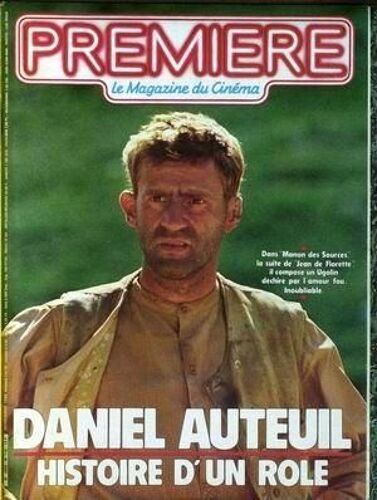 Premiere N° 116 Du 01/11/1986 - Daniel Auteuil   -   Jean De Florette.