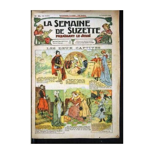 Semaine De Suzette (La) N° 34 Du 20/09/1917 - Les Deux Captives.