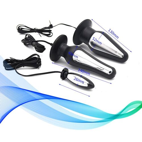 Choc Électrique Impulsion Oeuf Anal Plug Vaginal Masturbateur Électro Stimulateur Prostate Massage Gros Godemichet Anal Vagin Jouets, Unisexe