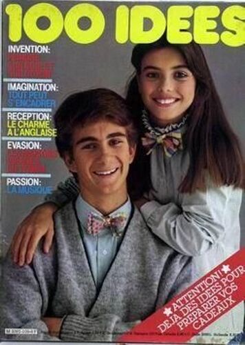 100 Idees N° 109 Du 01/11/1982 - Peindre Sur Soie Et Sur Coton. Tout Peut S'encadrer - Le Charme A L'anglaise - Les Maisons Visages Du Yemen - La Musique.