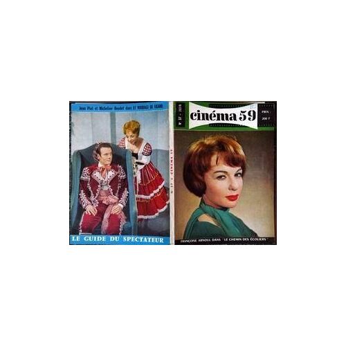 Cinema N° 37 Du 01/06/1959 - 59  -   Francoise Arnoul Dans   -   Le Chemin Des Ecoliers - Jean Piat Et Michelie Boudet Dans Le Mariage De Figaro.