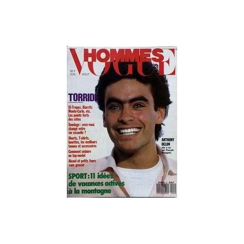 Vogue Hommes N° 101 Du 01/07/1987 - Torride   -   St-Tropez - Biarritz - Monte-Carlo - Les Cotes. Avez-Vous Change Votre Vie Sexuelle ?  -  Short - T.Shirt... Tenues Et Accessoires  -  Alcool Et Petits Fours Sans Grossir  -  Sport  -   Idees Vacan...