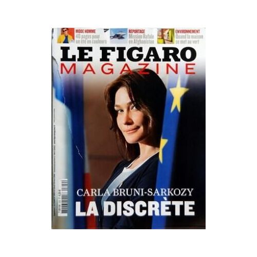 Figaro Magazine (Le) N° 329 Du 29/03/2008 - Carla Bruni- Zarkozy  -   La Discrete - Mode Homme - Mission Rafale En Afghanistan - Environnement  -   Quand La Maison Se Met Au Vert