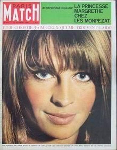 Paris Match N° 915 Du 22/10/1966 - La Princesse Margrethe Chez Les Monpezat. Julie Christie. Annie Girardot Et Sa Fille Autoroute Du Nord Charge Du Lion D'abyssinie Brigitte Bardot Doris Duke Princesse Dollar Henri De Montpezat Julie Christie Juli...