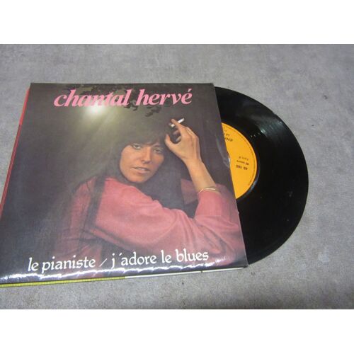 45 Tours Chantal Herve Le Pianiste :: J Adore Le Blues Ref Rgr 105