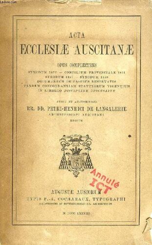 Acta Ecclesiae Auscitanae