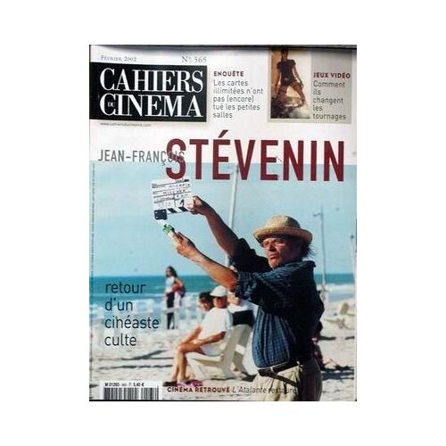 Cahiers Du Cinema N° 565 Du 01/02/2002 - Les Cartes Illimitees N'ont Pas Tue Les Petites Salles - Jeux Video - J.Francois Stevenin.