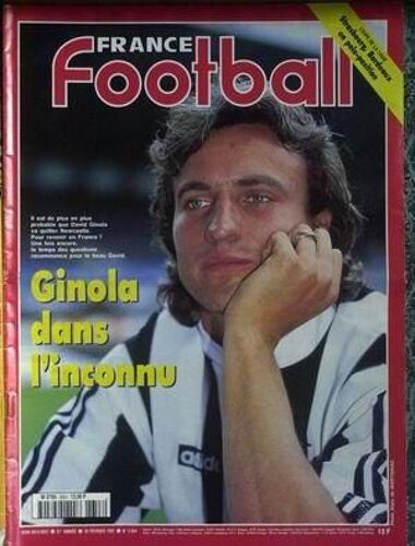 France Football N° 2654 Du 18/02/1997 - Ginola Dans L'inconnu - Coupe De La Ligue  -   Strasbourg Et Bordeaux En Pole-Position