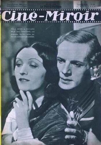 Cine Miroir N° 474 Du 04/05/1934 - Pola Negri Et Richard Wilm.