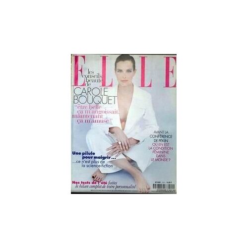 Elle N° 2590 Du 21/08/1995 - Les Conseils De Carole Bouquet - Une Pilule Pour Maigrir - La Conference De Pekin  -  Ou En Est La Condition Feminine Dans Le Mode ?