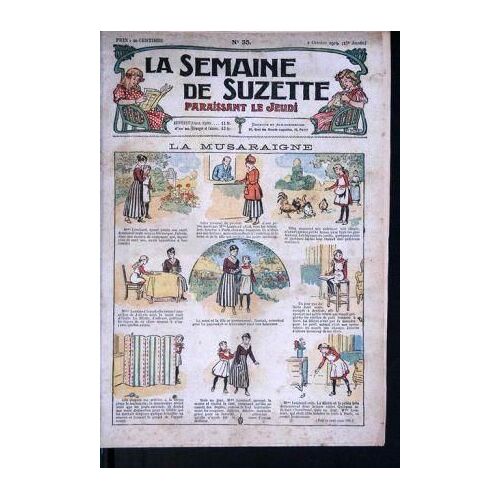 Semaine De Suzette (La) N° 35 Du 02/10/1919 - La Musaraigne.