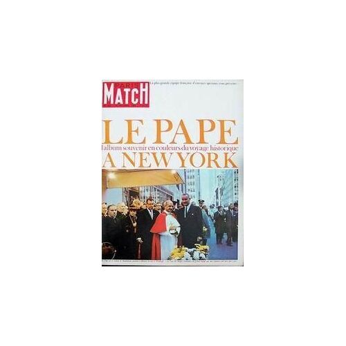 Paris Match N° 862 Du 16/10/1965 - Le Pape A New York. Anniversaire De B.B. Djakarta : Au Coeur De La Revolution Jacques Fabbri Jean Larteguy Au Vietnam Longchamps : Sea Bird L'invincible Paul Vi Ë New York