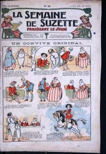 Semaine De Suzette (La) N° 28 Du 14/08/1919 - Un Convive Original - Le Chameau Soliman.