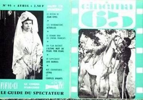 Cinema N° 95 Du 01/04/1965 - 65  -   Jean Effel - Roman Vrai Du Cinema Francais - L'ultime Nuit De Pearl Von Pearl - Luis Bunuel  Lotna Et Couples Amants.