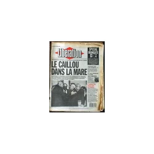Liberation N° 1789 Du 19/02/1987 - Special Irangate - Hersant Fait Son Numero 5 - Le Ciel Francais S'ouvre Aux Charters - L'ombre Des Vieux Sur La Famille - La Justice A Le Beau Rawls - Mitterrand Critique La Politique Caledonienne De Chirac.