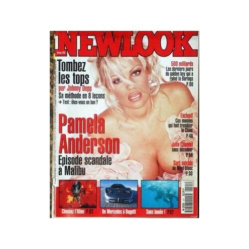 Newlook N° 141 Du 01/05/1995 - Tombez Les Tops Par Johnny Depp - Pamela Anderson - Les Derniers Jours Du Golden Boy Qui A Ruine La Barings - Ces Momies Qui Fonrt Tembler La Chine - Julia Channel - Surf Suicide Au Mont-Blanc.