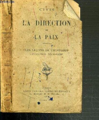 La Direction De La Paix - Les Lecons De L'histoire L'evolution Necessaire