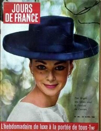 Jours De France N° 285 Du 30/04/1960 - Pier Angeli Ses Robes Pour Le Festival De Cannes.