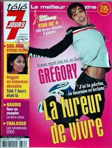 Tele 7 Jours N° 2331 Du 29/01/2005 - Star Academy  -   Gregory - Sos Asie  -   Anggun En Indonesie - Baudis  -   Face Au Complot - Thalasso.