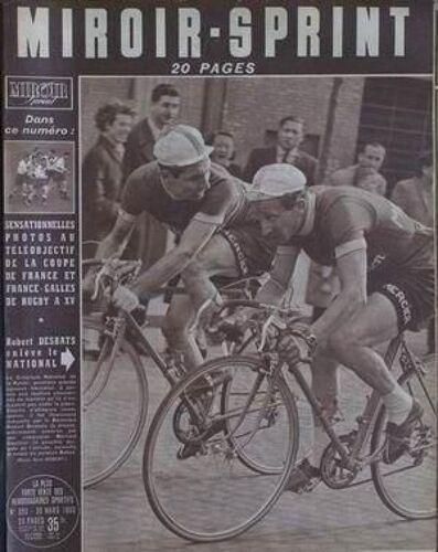 Miroir Sprint N° 355 Du 30/03/1953 - La Coupe De France Et France  -   Galles De Rugby A Xv - Robert Desbats  -   National.