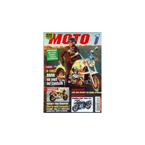 Moto 1 N° 171 Du 20/06/1997 - R 1200 C - Bmw Se Met Au Custom - Les 600 Sport Au Banc D'essai - Motoscopie - Honda Cbr 1100 Xx - Voxan V 1000 Roadster - Buell S3t - Bimota Sb6-R - Laverda 750 S- Ducati 750 Mostro.