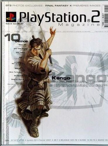 Playstation 2 N° 50 Du 01/02/2001 - Gt3 Photos Exclusives - Final Fantasy X - 10 Demos - Kengo.