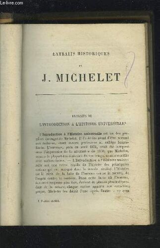 Extraits Historiques.