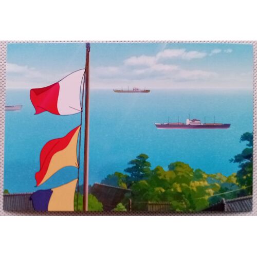 La Colline Aux Coquelicots / Kokuriko Zaka Kara / From Up On Poppy Hill - Carte Postale 14,2 X 9,6 Cm (Miyazaki, Studio Ghibli)