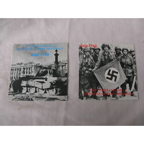 Ww2/Postwar 2 Disques Vinyles 33 Tours Les Tournants De La Guerre Gm 3 Et Gm 4