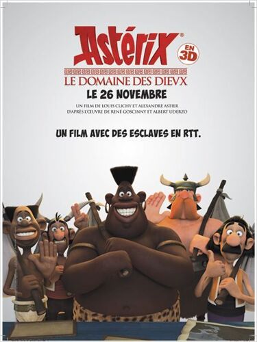 Asterix, Le Domaine Des Dieux - Affiche Originale De Cinéma - Format 40x60 Cm - Un Film De Louis Clichy, Alexandre Astier Avec Les Voix De Roger Carel, Lorànt Deutsch, Alain Chabat, Elie Semoun - 2014