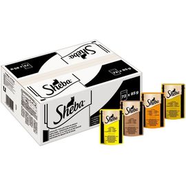 Sheba Mini Filets - Sachets Fraîcheur Pour Chat Adulte, Sélection À La Volaille En Sauce, 72 Sachets Repas De 85g