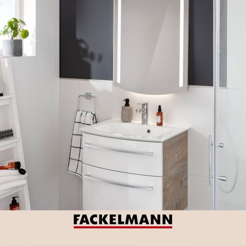 Fackelmann 86754 porte serviette porte serviette murale porte serviette murale anneau serviette salle de bain, zinc, gris, 19 x 17 x 3,5 cm