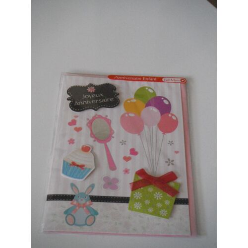 CARTE ANNIVERSAIRE ENFANT